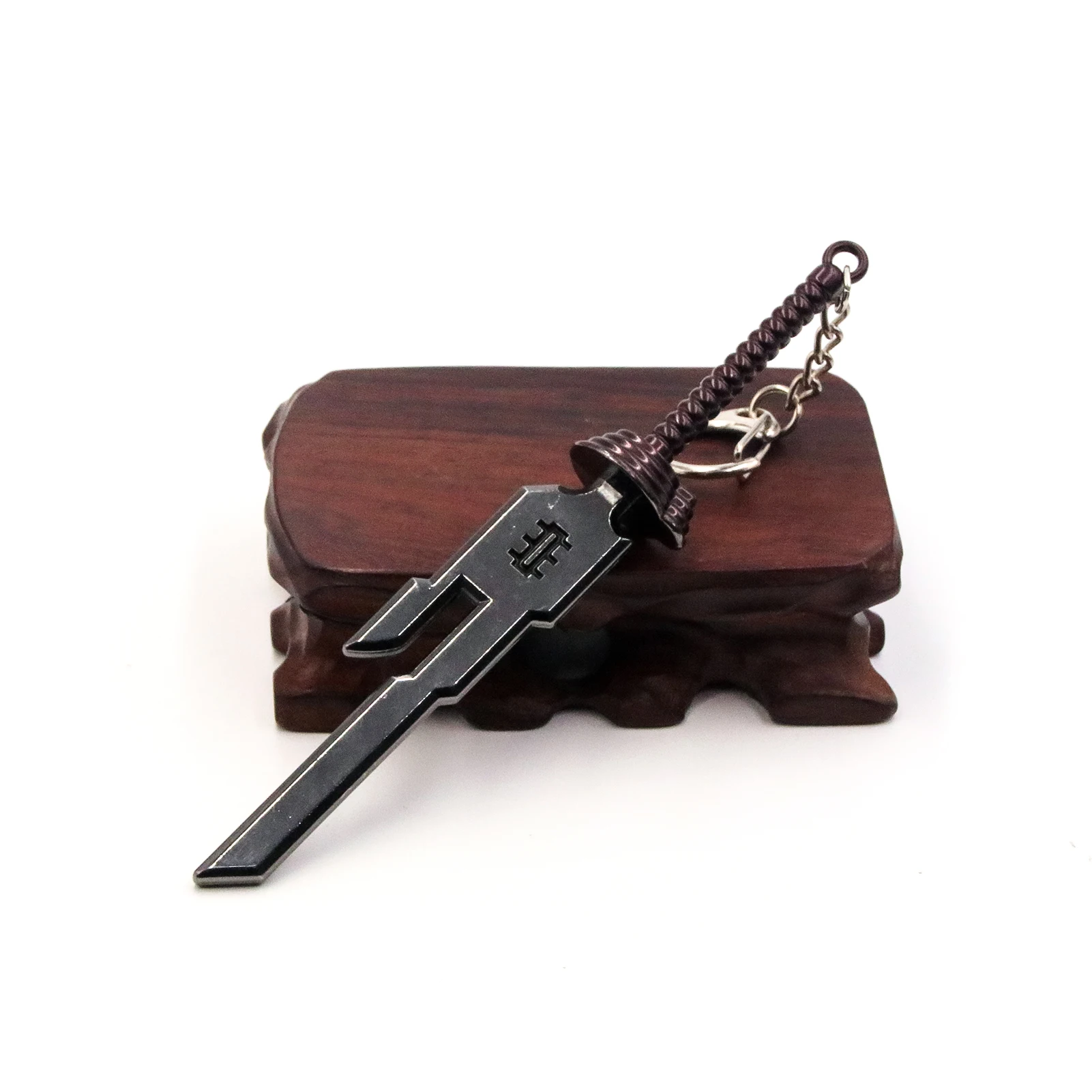 Anime Jujutsu Kaisen Cosplay Prop Keyring Nanami Kento Fushiguro Toji Weapon Model Pendant Keyring for Men Jewelry Accessories image 3