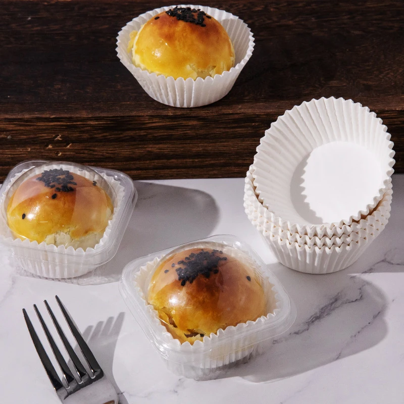 

500/1000 шт., бумажные вкладыши для шоколада, формы для выпечки кексов, формы для кексов, белый поднос для вечеринок, форма для жиронепроницаемых оберток, держатель