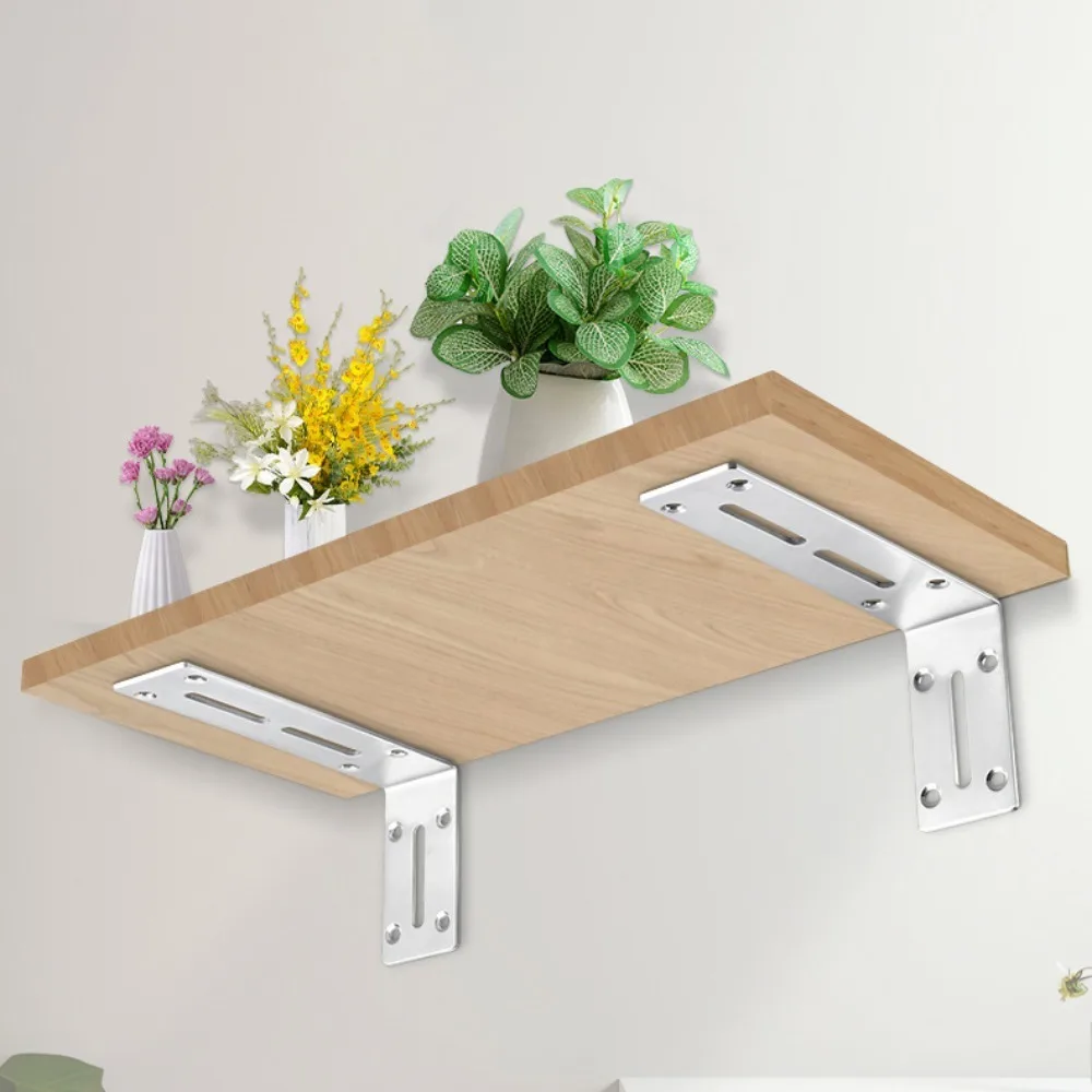 Stainless Steel Triangle Support Bracket Space Saving Furniture Accessories Fixing Bracket Useful Hardware Shelf Bracket