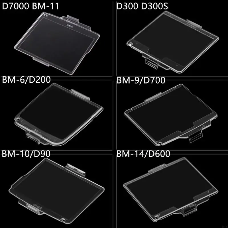 6 Styles Protector Hard LCD Monitor Cover Screen For Nikon D7000 SLR DSLR Camera BM-11/ D90 BM-10/D8000 BM-12 Camera Accessories