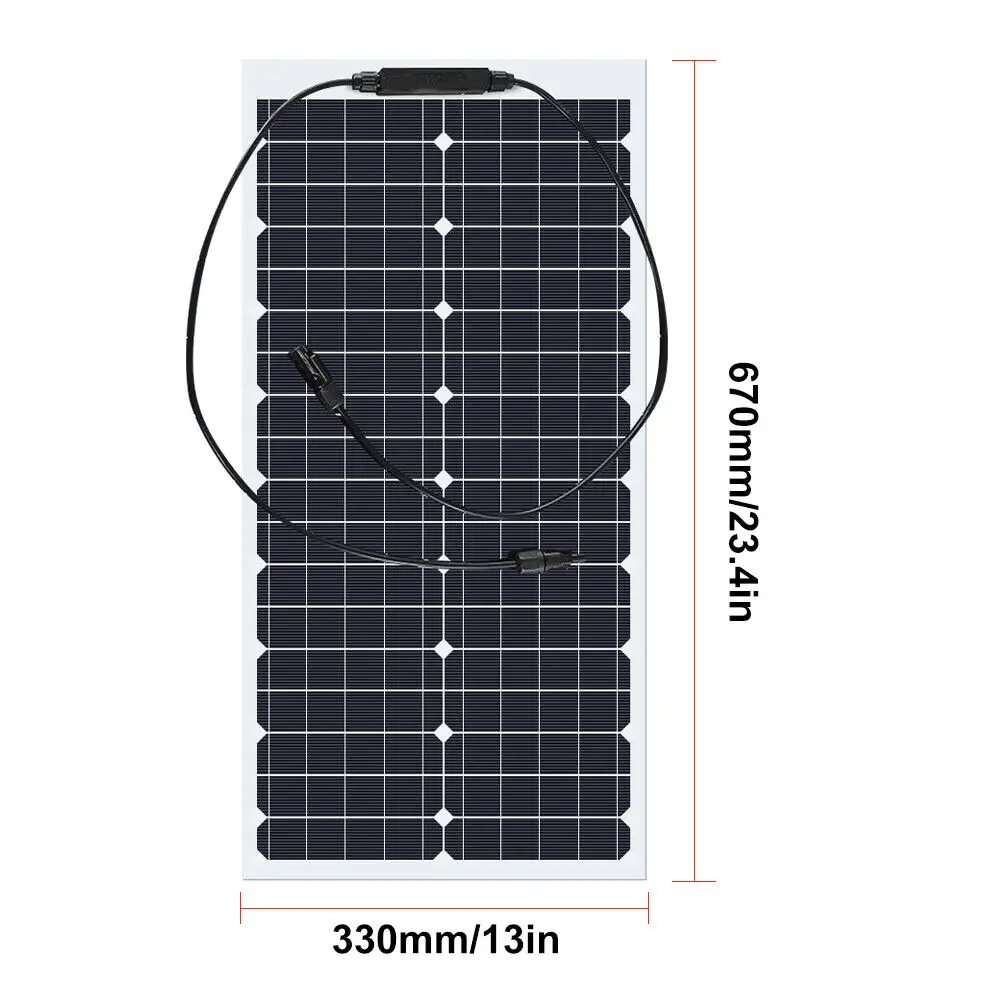 YARFRE Flexible Solar Panel 100w 150w 160w 180w 200w 250w 300w 350w 400w 500w 1000w Monocrystalline PV Thin Film