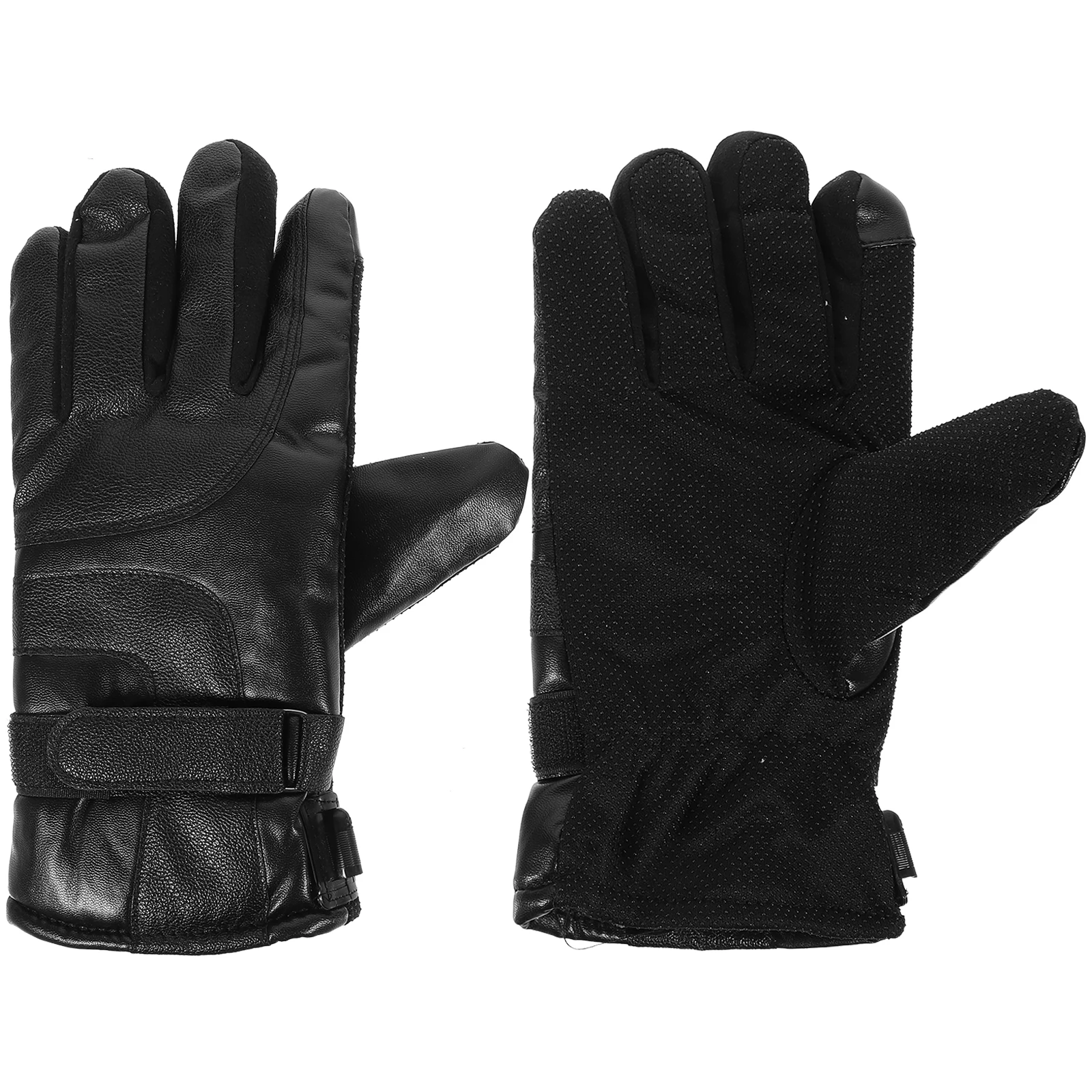 

1Pair USB Heating Winter Gloves Electric Heated Windproof Full Finger Outdoor Riding Skiing Cycling Warm Gloves