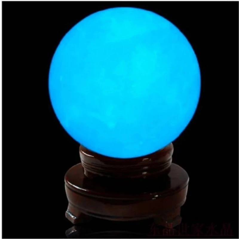 

Fluorite luminous bead luminous ball luminous stone super bright crystal ball gemstone ornament bead base creative gift