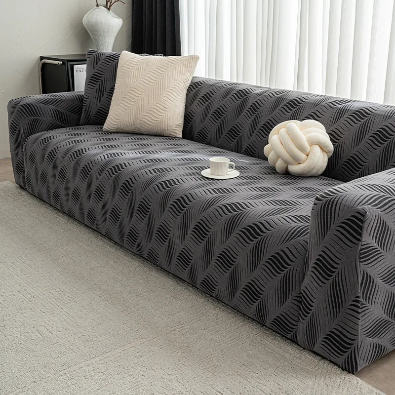 1/2/3/4 Seat Geometric Sofa Covers for Living Room Elastic Corner Couch Cover L Shaped Chaise Longue Slipcovers Chair Protector