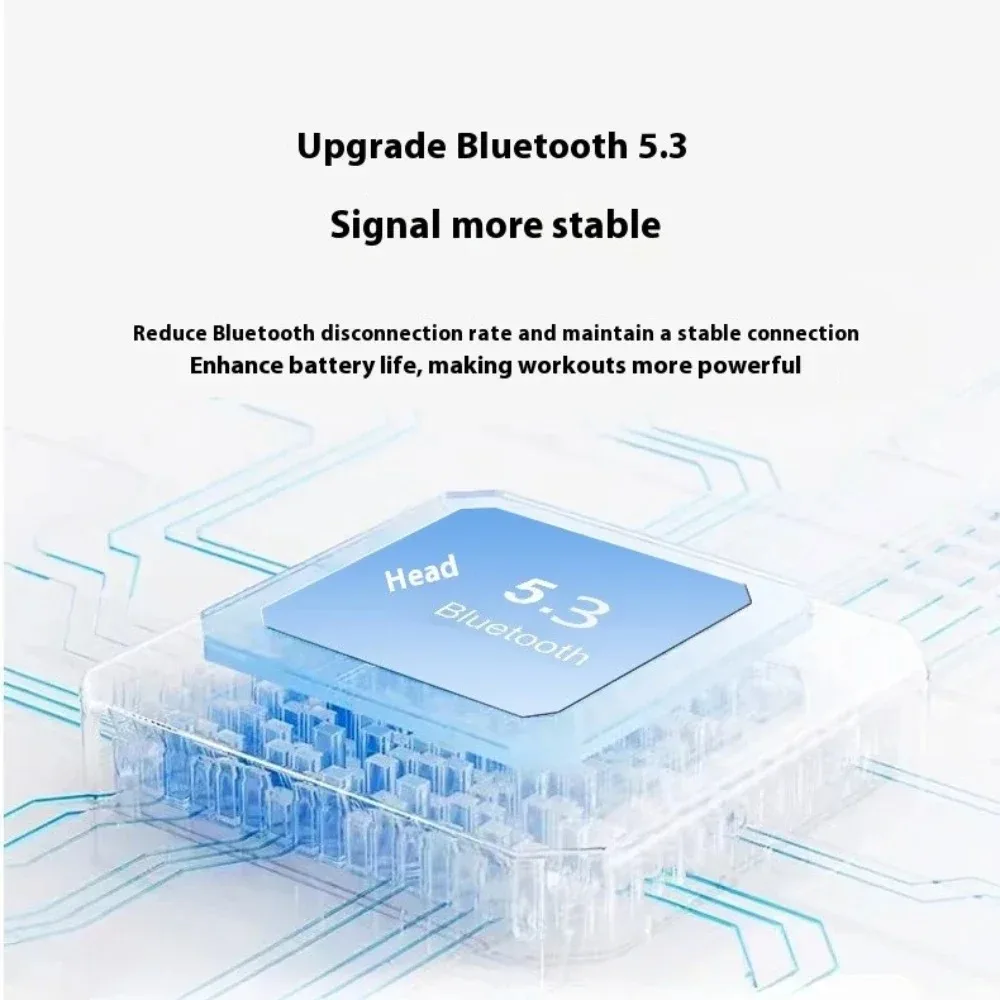 New Sport Bluetooth 5.3 Headphone Wireless Open Air Conduction Earphones Hifi Stereo Sound Sport Gaming Headset For Phone image 2