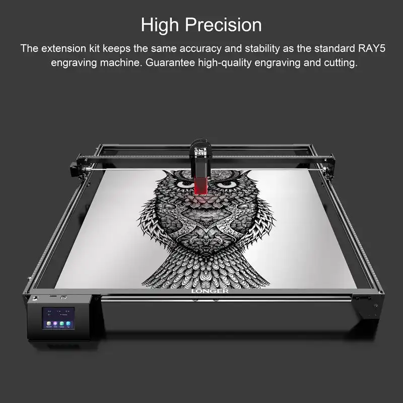 Longer Extension Kit For Longer Ray5 5W 10W 20W XY Axis And Accessories Engraving Area is Expanded to 33.5