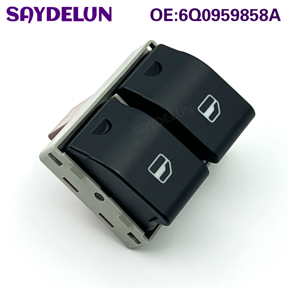 

6Q0959858A Power Window Switch Button For VW Saveiro Gol Polo Parati Fox-EU/Africa Lbiza Cordoba Driver Side Rear window Switch