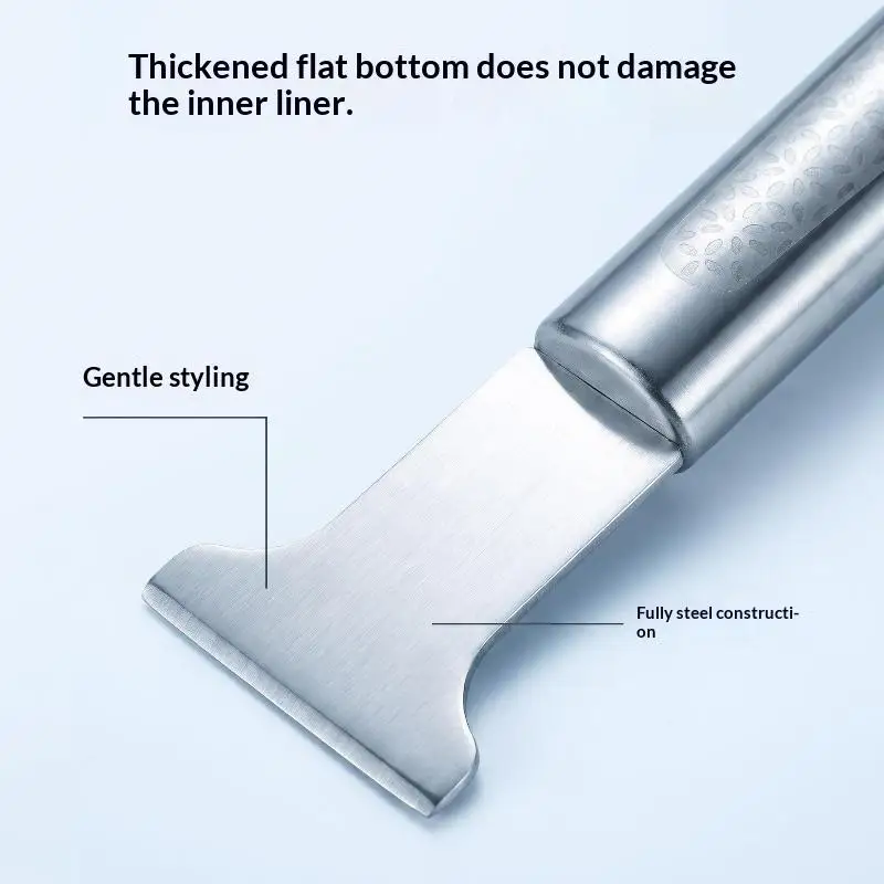 Household Cleaning Gadget Removal Scoop Stainless Steel Freezer Deicers Refrigerator Deicers Ice Scraper Defrost Cleaning Shovel