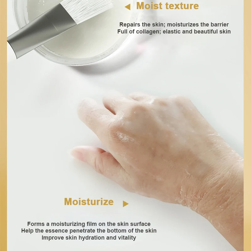 Koreanische gefrier getrocknete Puder maske DIY Hyaluron säure v Facelift ing straffende Bleaching-Maske feine Linien Anti-Falten-Hautpflege