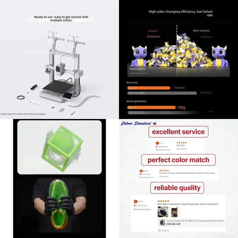 Ready to Use 3D UV Printer Full Kit with Resin Tools for Home and School Beginners