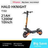 Halo Knight T102 Powerful Electric Scooter Adult Professional 45KM/H Fast E Scooter 1200W Off Road Dual Motor EScooter Cheap