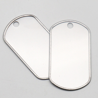 20Pcs Plate Stainless Steel Tags Military Army Identity Tag  Men Tags Necklace Personality necklace Dog ID Tags for Men Pendant