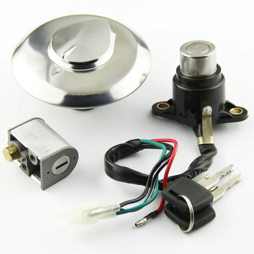 

Motorcycle Ignition Switch Fuel Gas Tank Cap Cover Seat Lock Key Set Kit For Honda CM125 1987-1988-1989-1990-1991-1992-1999