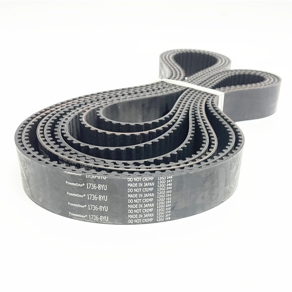 PowerGrip 1736-8YU 217 Zähne Bogenzahn-Zahnriemen für 3D-Drucker, Graviermaschine, CNC-Drehmaschine, Roboter-Spindelgenerator-Antriebsriemen – Detail 2