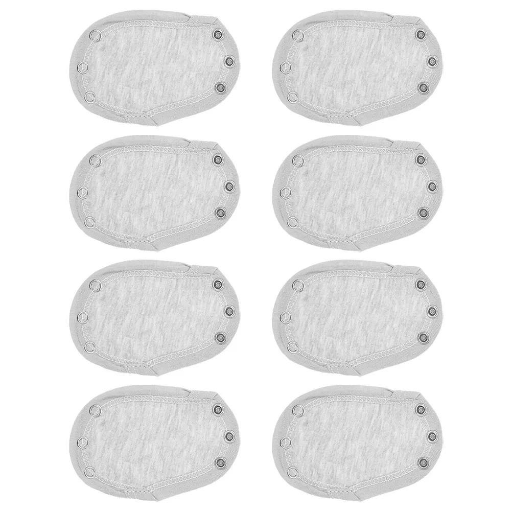 

8Pcs Double Layer Baby Bodysuit Extender Soft Cotton Snap Closure Romper Lengthener Baby Clothes Extension Growing Infant