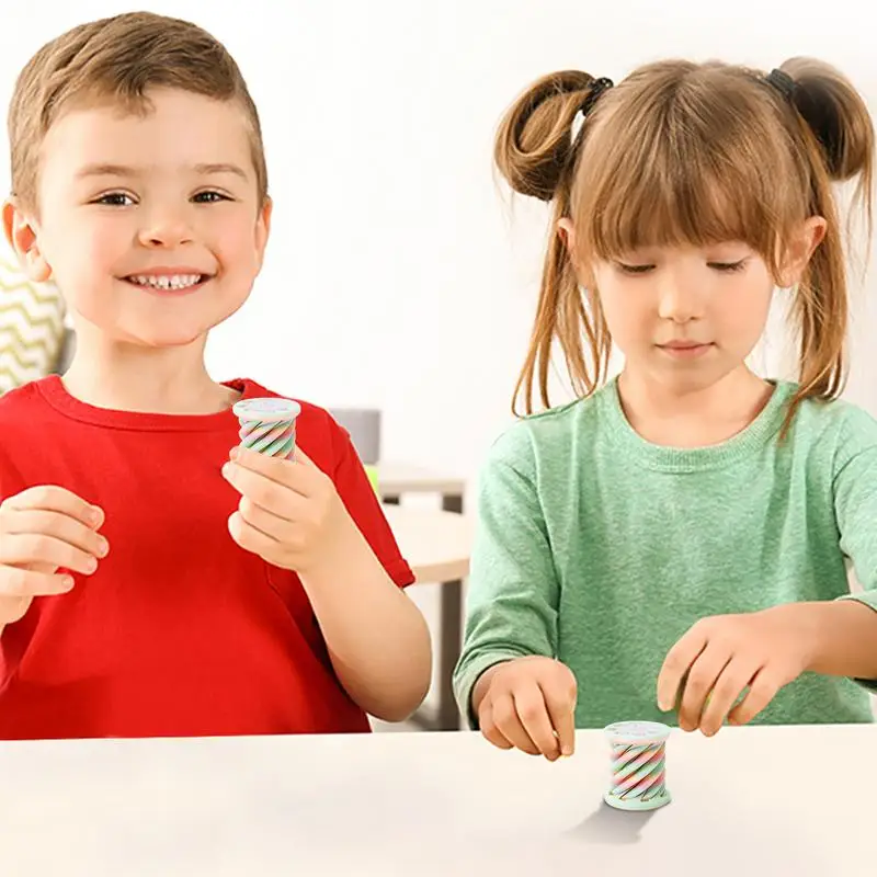 Jouet Spinner à Main Imprimé en 3D pour Enfant, Intervalles Lumineux, Spirale, Sensoriel, Souligné, Instituts, Bout des Doigts