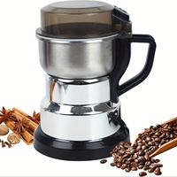 1Pc, Mini Household Electric Grinder, One-click Operation, Overheating Protection,Precision Grinding, Suitable for Coffee,Spices