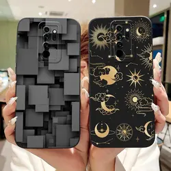 For Xiaomi Redmi Note 8 Pro Case Fashion Painted Shockproof Silicone Square Lens Protective Cover on Redmi Note 8 Pro Capa 6.53