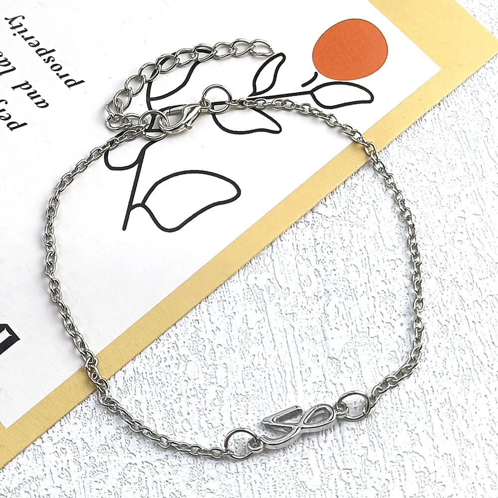 

Kpop Idol Jungkook Logo Necklace Bracelet Trend Personalized Men's and Women's Jewelry Fans Couple Gifts