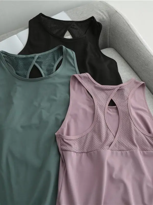 

Qui Dry Summer Vest Women's Svel Top Breathable Me Bal Loose Fit Casual Strap Vest Thin Model plus Size