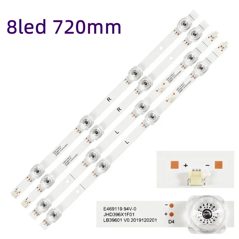 1/5/10 kit LED Backlight Strip For HISENSE 40A4HV 40H5500G 40H5G 40AE5000F 40A5600FTUK  LB39601 V0 JHD396X1F01-TXL1