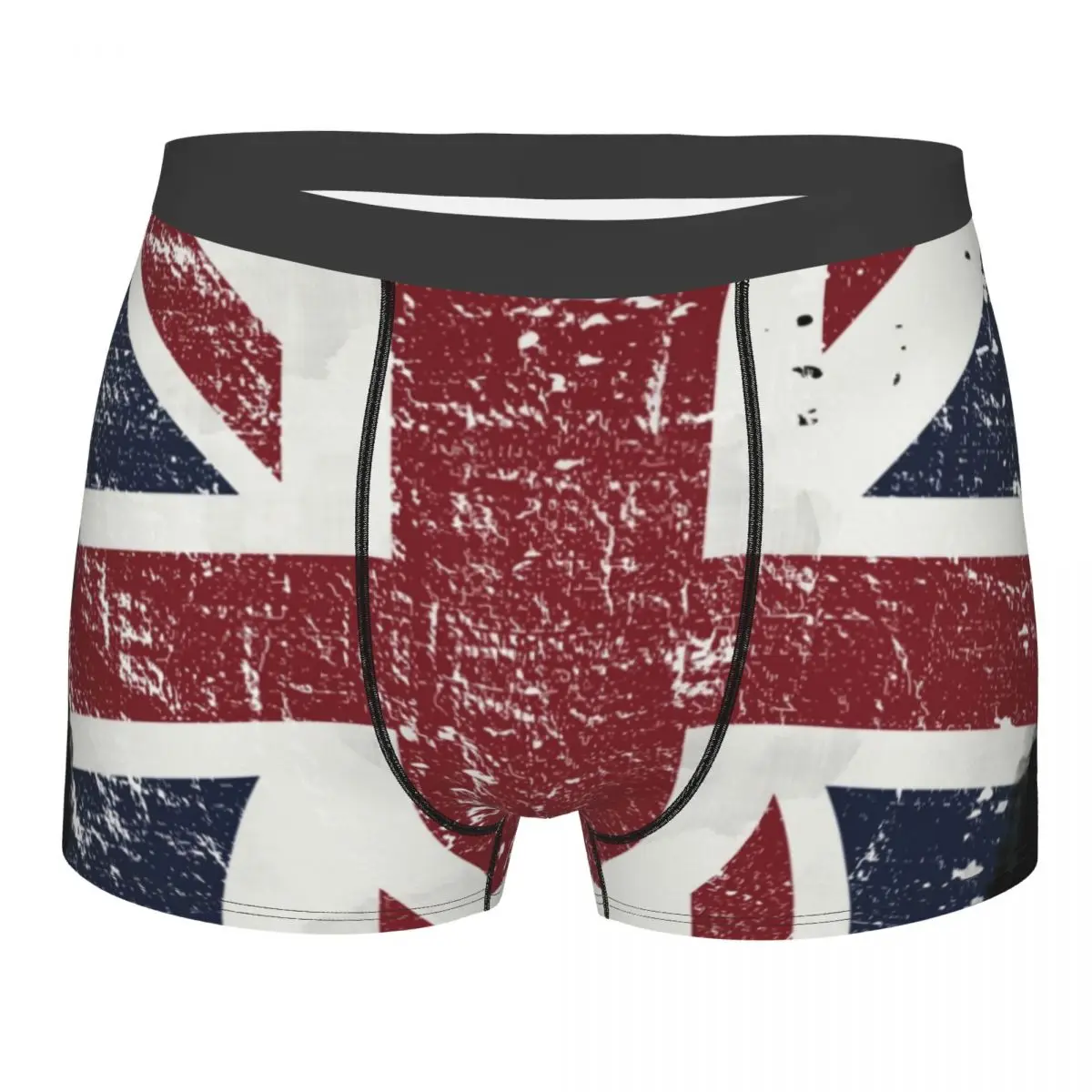 British Flag Underwear Men Sexy Print Customized Union Jack UK United Kingdom Boxer Shorts Panties Briefs Breathbale Underpants