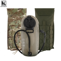 KRYDEX Tactical 3L Hydration Molle Pack 100oz Water Bladder Pouch Bag Hiking Outdoor Camping Accessories For Plater Carrier Vest