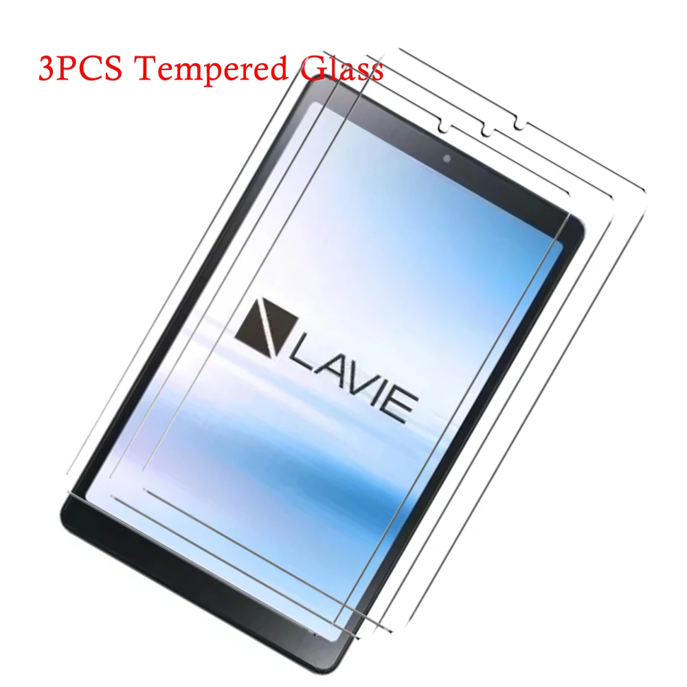 

3PCS Ultra Clear Tempered Glass For NEC LAVIE Tab T8 T0855/KAS 8.7'' 2025 Tablet HD Screen Protectors Films