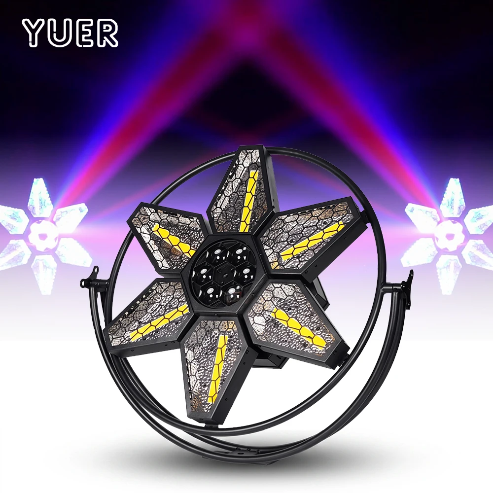 NEW 6X50W COB Retro Dj Light 6LED Bee eyes Beam 2in1 Stage Effect Light For Bar DJ Disco Wedding Show Club