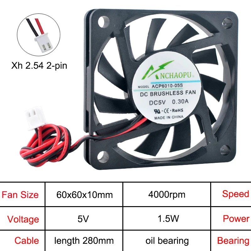 Variant: DC5V oil bearing