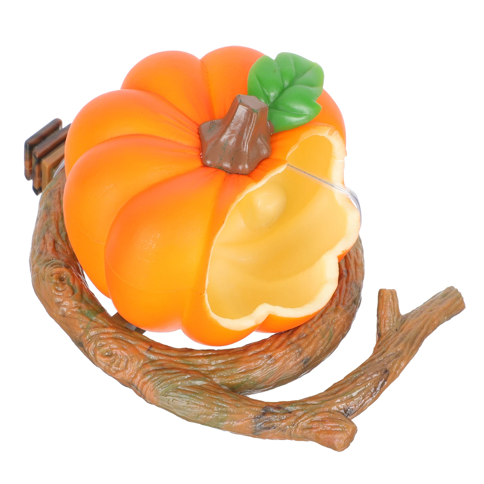 

Plastic Bird Feeder ange Parrot Feeding Box Water Cup Cage Accessory Pumpkin Shape Pet Supply Durable Fruit Style for Tiger