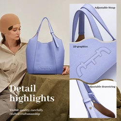 New Solid Color Retro Fashion Women's Shoulder Bag PU Material Versatile Commuter Women's Large Capacity Handbag