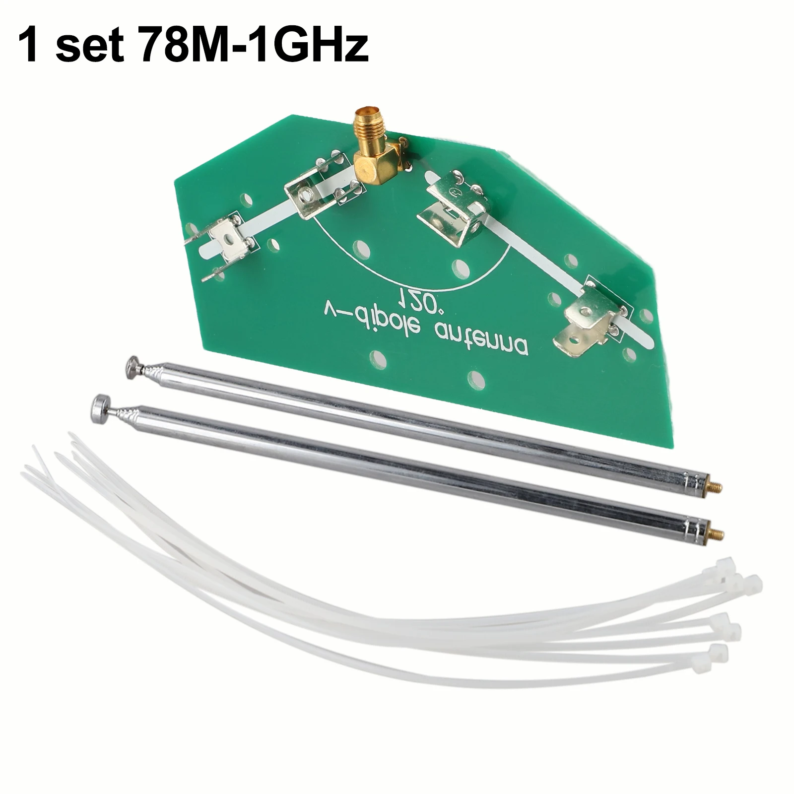 ชุดเสาอากาศไดโพล DIY V สําหรับการรับ 137MHz พร้อมคันโยกปรับความยาวได้สําหรับการเพิ่มประสิทธิภาพและประสิทธิภาพสัญญาณ