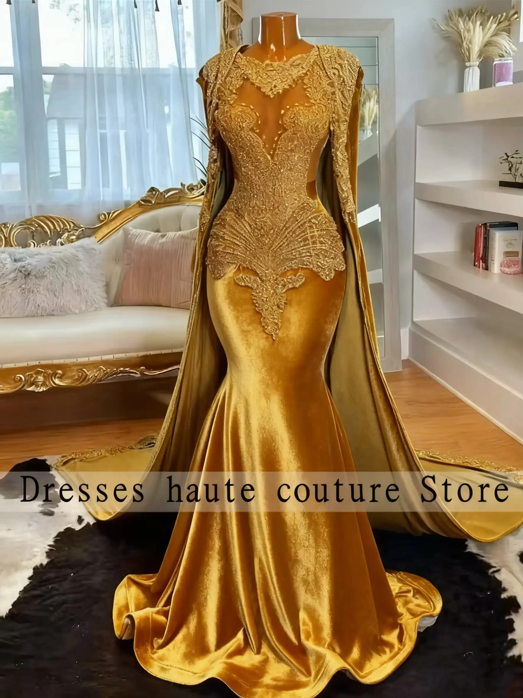 Emerald Green Beaded Mermaid Prom Dress For Black Girls 2026 Sequin High Slit Ruffles Wedding Party Gowns Plus Size Customized