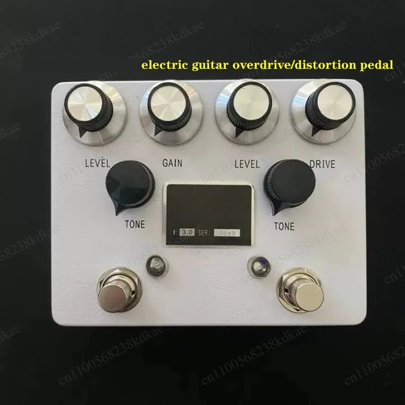 Compact Electric Guitar Overdrive Distortion Effect Pedal Single‑Block Tone Shaping Sound Accessory
