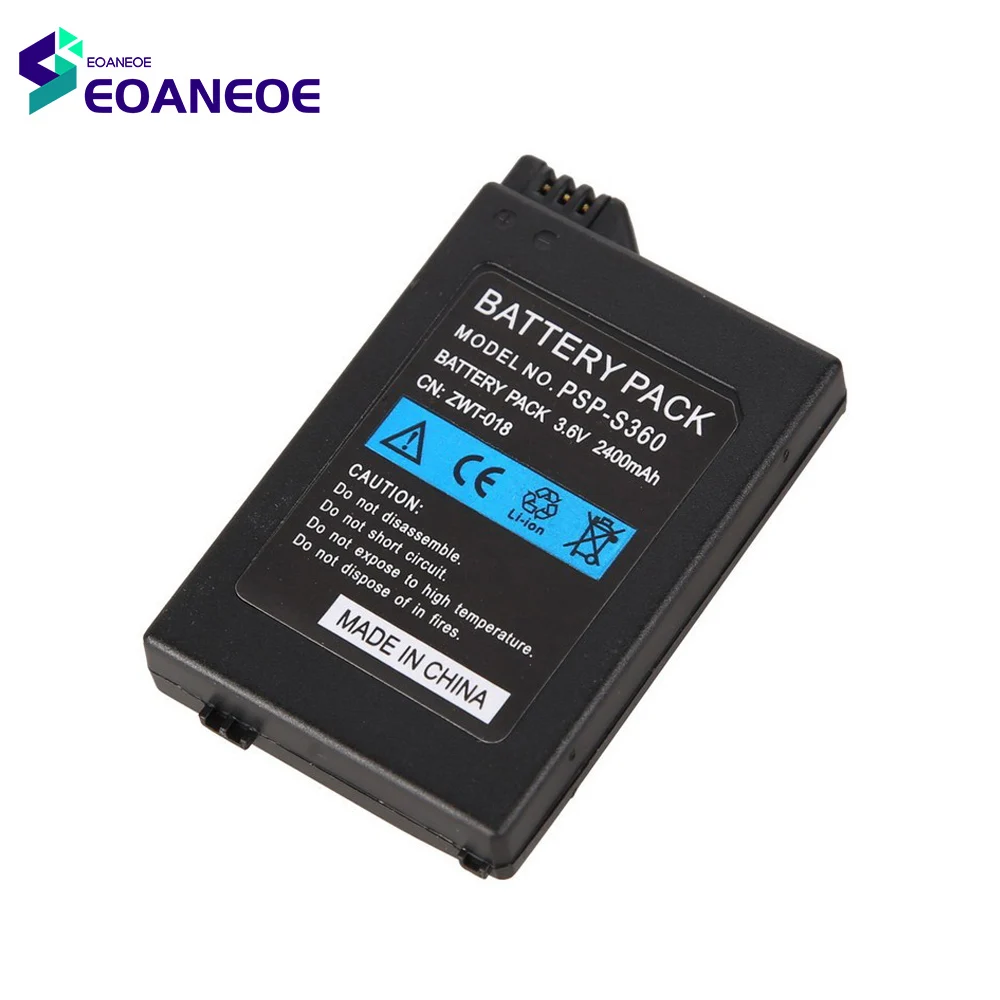 New 3.6V 2400mAh Li-ion Replacement Battery Cell for PSP 2000 PSP 3000 3.6V Battery Pack PSP-S360 Game Machine Batteries