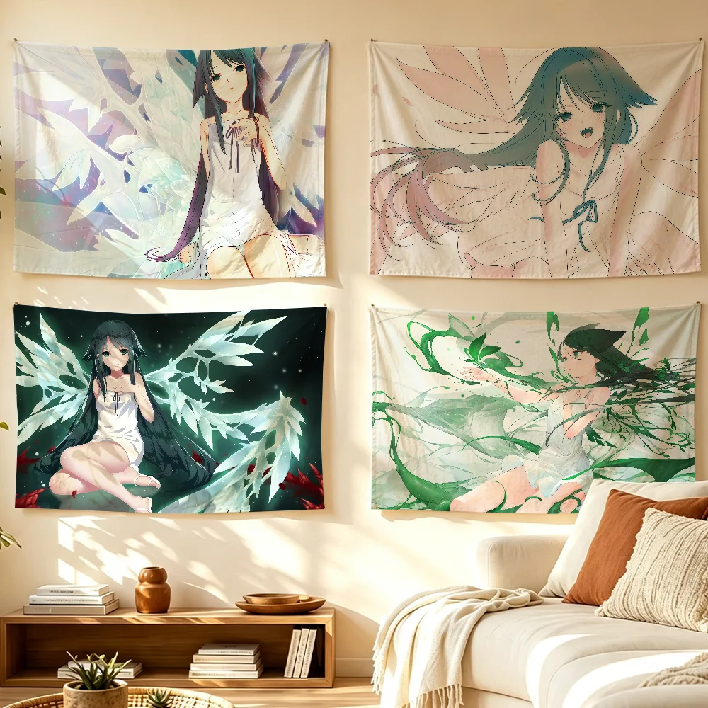 Game The Song of S-Saya no Uta flag Tapestry Room Decoration Wall Tapestry Hanging Aesthetic Bedrooms Advertising Banner