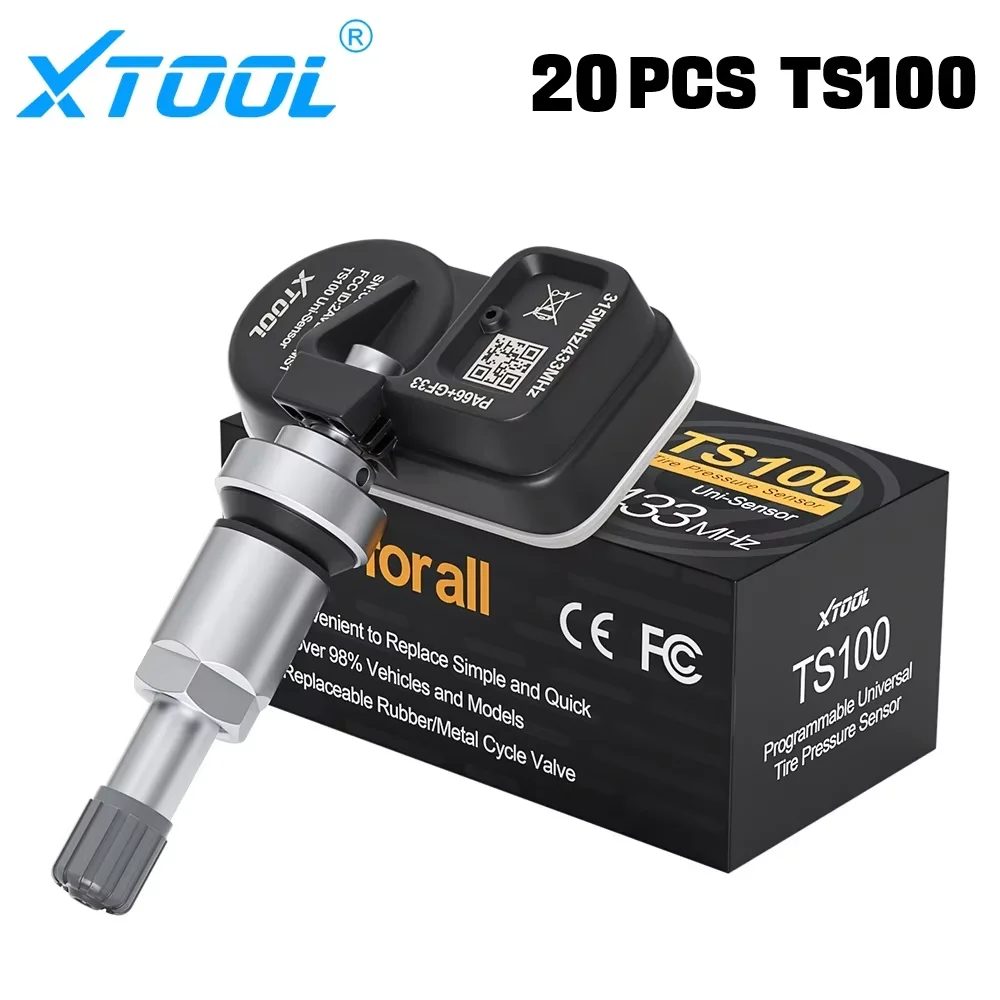 XTOOL TS100 Pro 433 315 MHZ TPMS Sensor Band Reparatie Tools Scanner Bandenspanning Monitor Tester Programmering Werk Met TP150