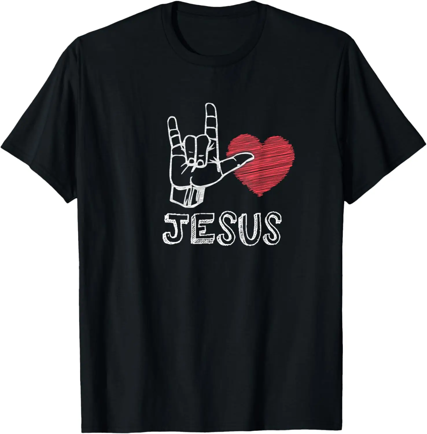 I Love Jesus, Sign Language Christians T-Shirt