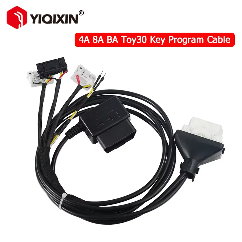 Toy30 Cable 4A 8A BA Smart Key Program Cable For Toyota Lexus 16pin 3-in-1 OBD Cable For Autel OBDSTAR K518 Xhorse Key Tool Plus
