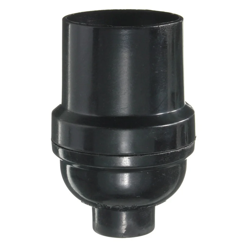 

6pcs E27 Screw Lamp Holder Light Base Adapter Chandelier Accessories Black Durable Easy Install Retro Home Bar Restaurant