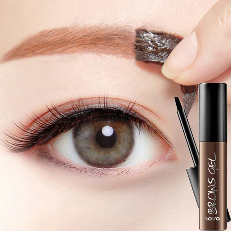 

Peel Off Eyebrow Tint Black Brown Eyebrow Tattoo Gel Liquid Tearing Brow Enhancers Gel Waterproof Long-lasting Eyebrow Make Up