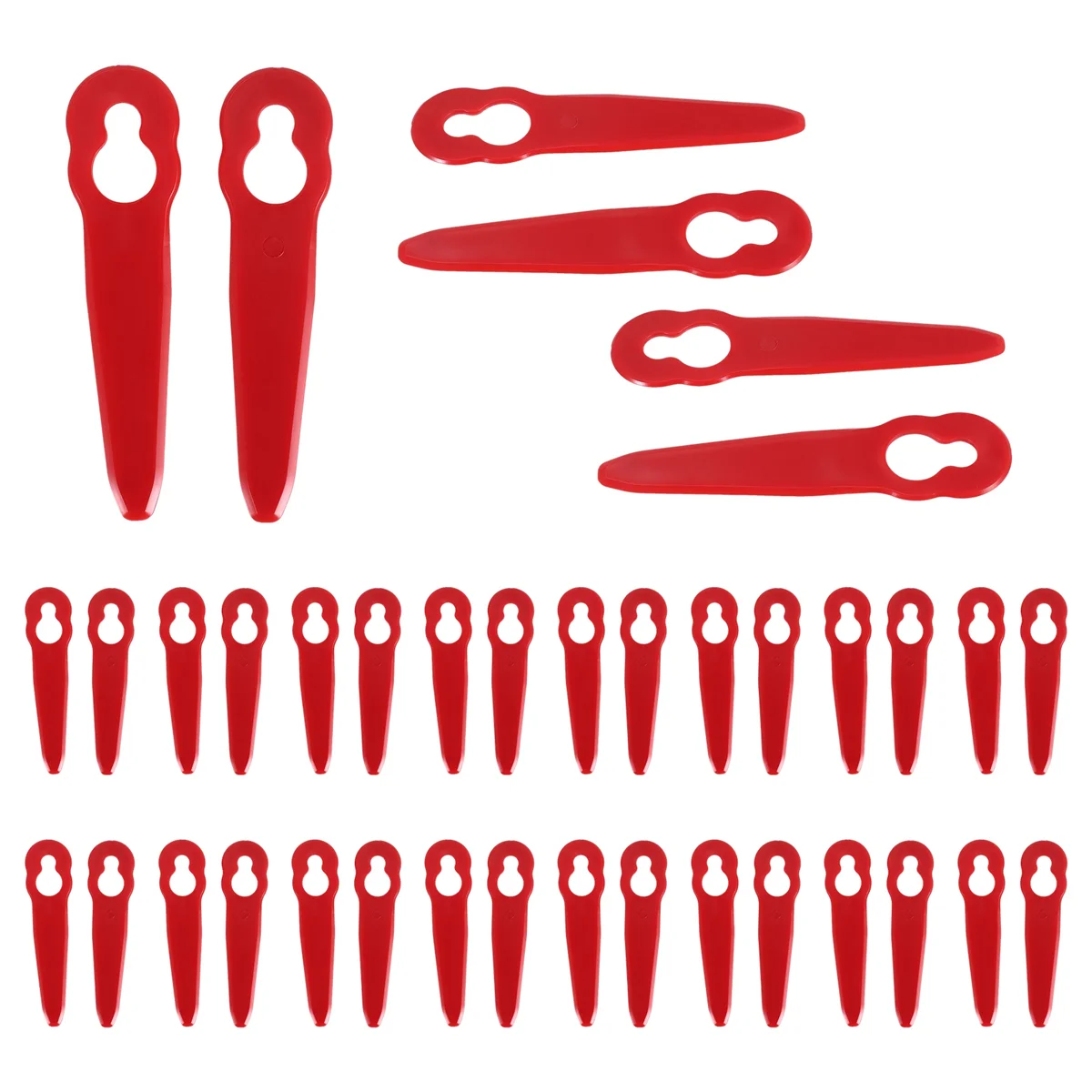 ملحقات شفرات بلاستيكية بديلة 40 قطعة لـ STIHL Polycut 2-2 FSA 45 ماكينة تشذيب العشب #5