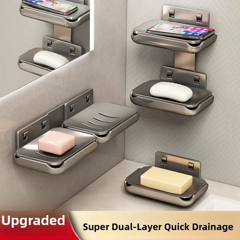 wall-mounted-soap-dish-bathroom-organizer-drainable-soap-holder-no-drilling-required-makeup-room-storage-solution
