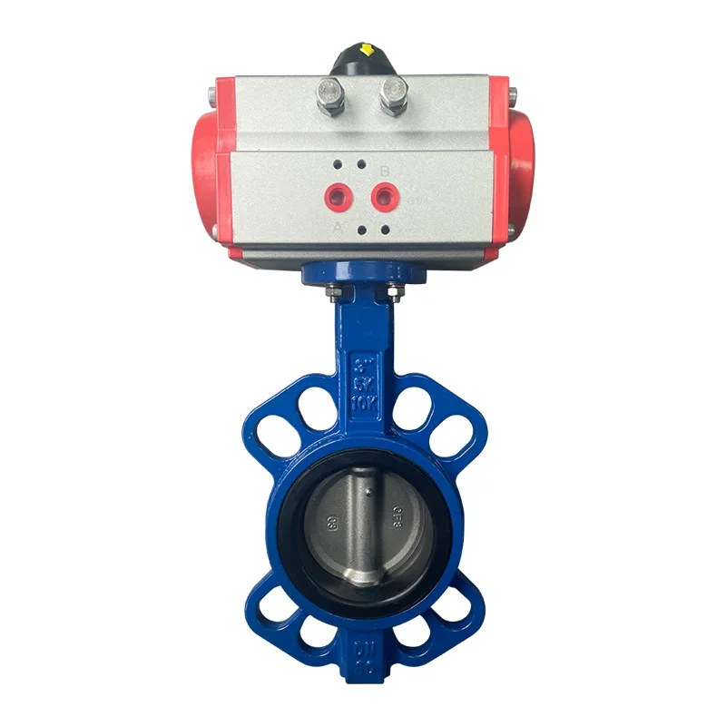 

Пневматический дроссельный клапан нормальной температуры. Ручная и пневматическая шаровая конструкция.