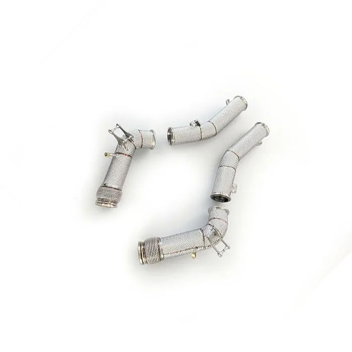 

Tuning Free Flow Exhaust Downpipe for MC20 3.0T 2020-2024 Car Sport Sound Stainless Steel Downpipe With Heat Shield