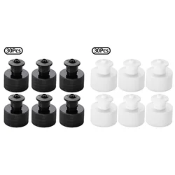 30Pcs Plastic Push Pull Caps Water Bottle Caps Sports Bottle Caps Tops Lids Replacement for 28 Mm Bottles