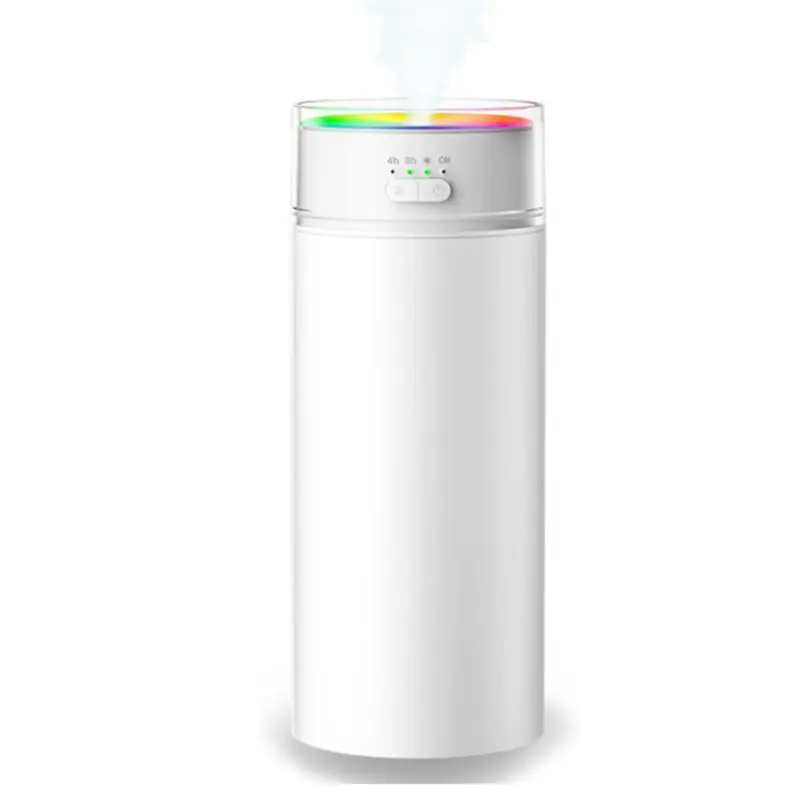 B51CNEW! Cool Mist 500Ml Portable Humidifier With Color-Changing Light For Bedroom Car Travel Office,Air Humidifier