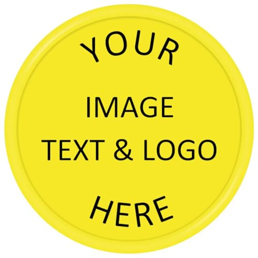 

500 Custom Plastic Chips Personalized Your Own Photo Text Logo on a Chip Double Sided Printing Good for Beer or Drink in Bar To