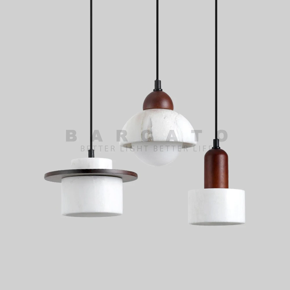 

Marble Wabi Sabi Travertine Droplight Over Dining Desk Kitchen Island White Marble Restaurant Decor Pendant Lamp Bedside Lights